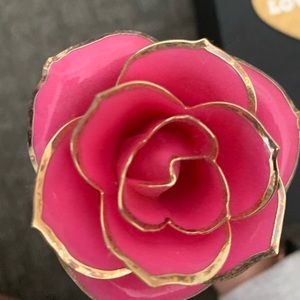Gold dipped rose